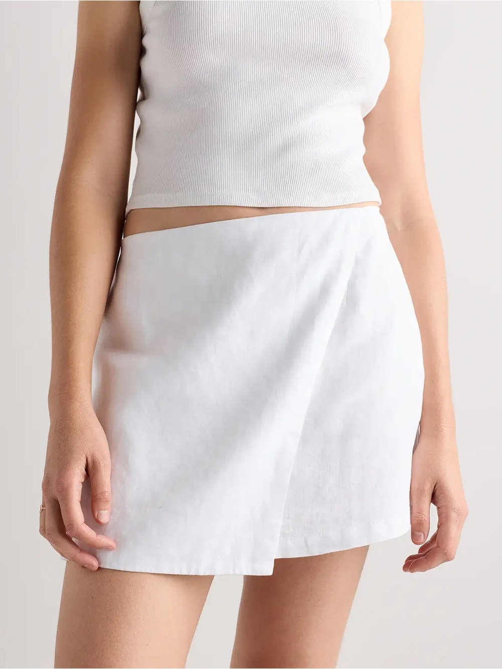 100% European Linen Skort